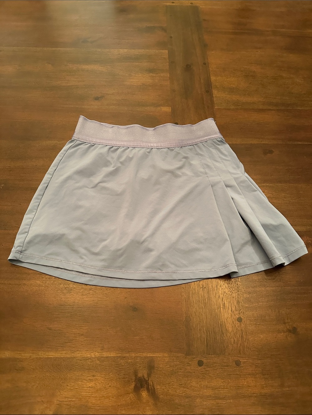 Prince Light Blue Youth Girls Skort with Elastic Waistband